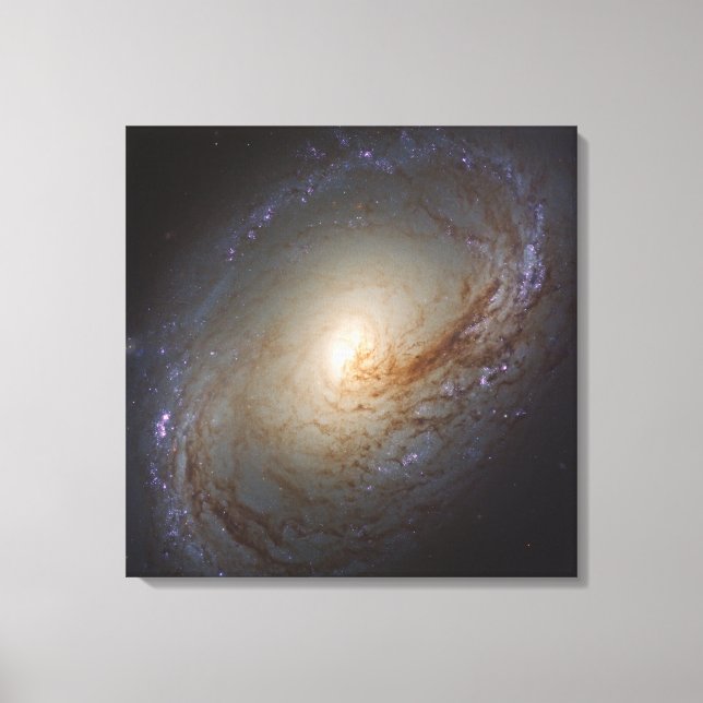 Barred Lenticular Galaxy Ngc 3368 Canvas Print (Front)