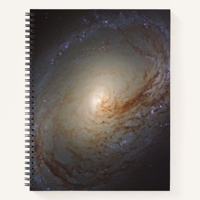 Barred Lenticular Galaxy Ngc 3368 Notebook (Front)