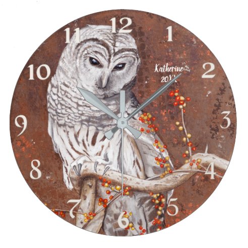 Owl Bird Wall Clocks | Zazzle.ca