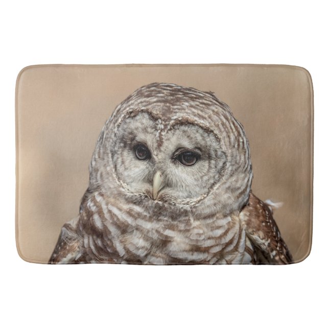 Barred Owl Bath Mat (Front)