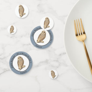 Barred Owl - Birthday or Other Party Themed Event Confetti