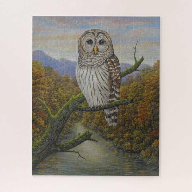 Barred Owl Jigsaw Puzzle (Vertical)