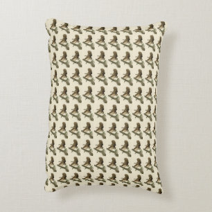 Barred Owl, John James Audubon's Birds of America Accent Pillow