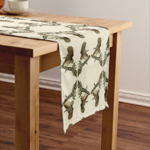 Barred Owl, John James Audubon's Birds of America Short Table Runner