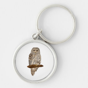 Barred Owl Keychain