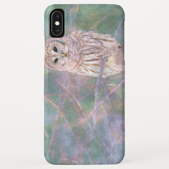 Barred Owl Pastel Oilpainting Case-Mate iPhone Case (Back)
