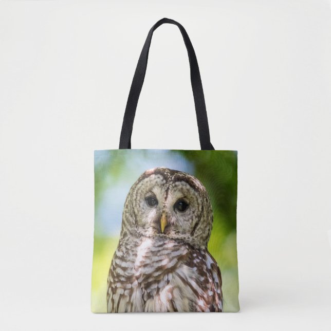 Barred Owl Tote Bag (Front)