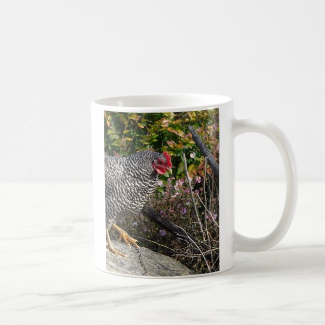 Barred Rock Hen Coffee Mug (Right)