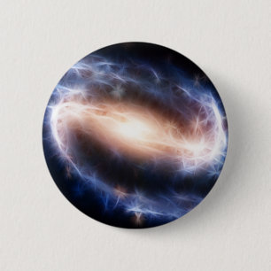 Barred Spiral Galaxy 2 Inch Round Button