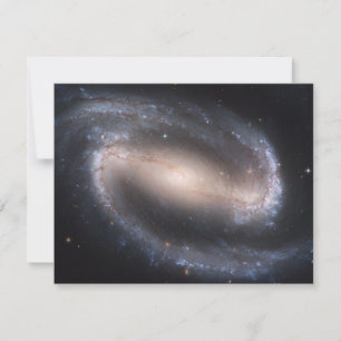 Barred Spiral Galaxy Invitation