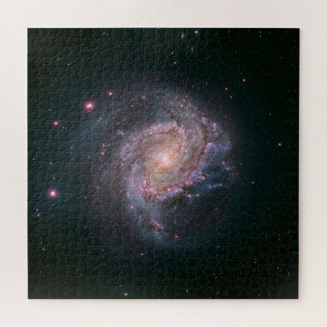Barred Spiral Galaxy Messier 83. 2 Jigsaw Puzzle (Horizontal)