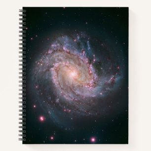 Barred Spiral Galaxy Messier 83. 2 Notebook