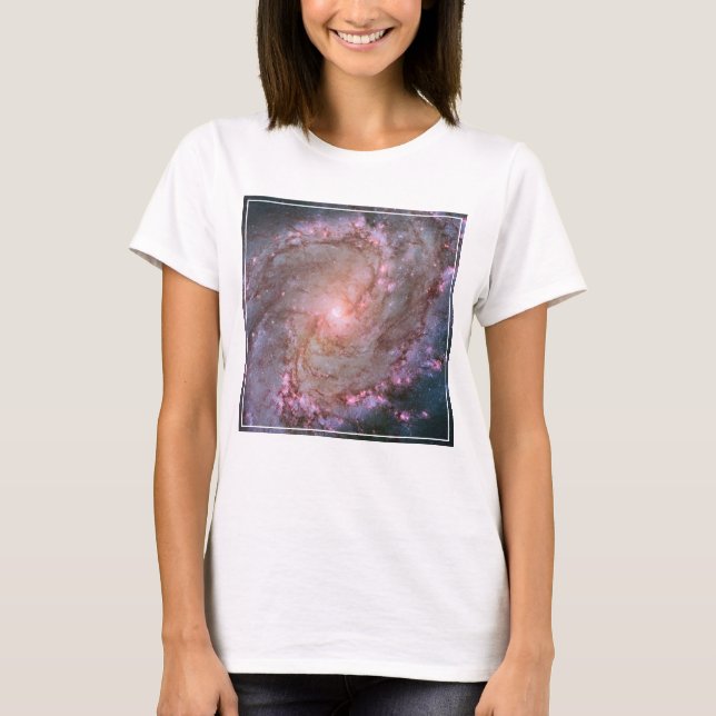 Barred Spiral Galaxy Messier 83. T-Shirt (Front)