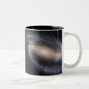 Barred Spiral Galaxy NGC 1300 Two-Tone Coffee Mug