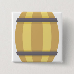 Barrel 2 Inch Square Button