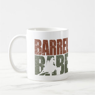 Barrel babe western show horse lover coffee mug