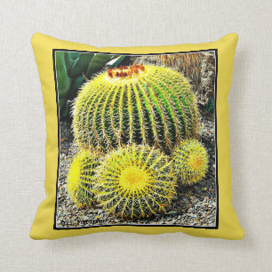 Barrel Cactus Custom Pillow