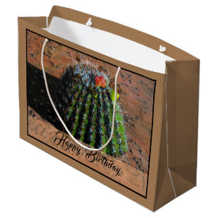 Barrel Cactus Large Gift Bag