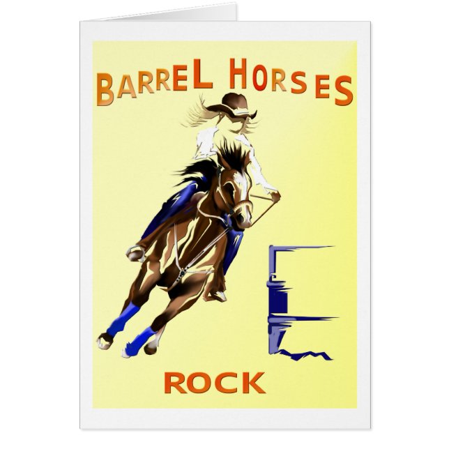 Barrel Horses Rock (Front)