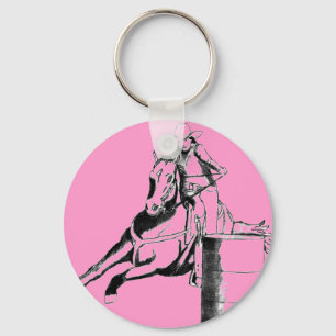 Barrel Racer 100 Keychain