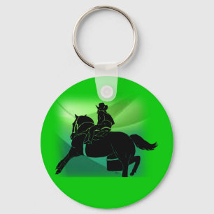 Barrel racer 402 keychain