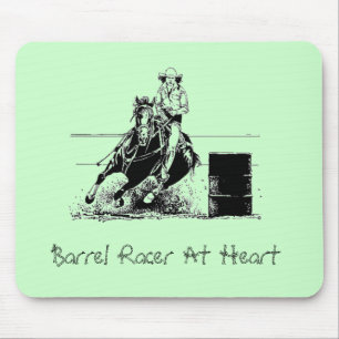 Barrel Racer At Heart Mouse Pad