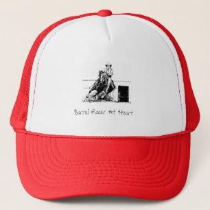 Barrel Racer At Heart Trucker Hat