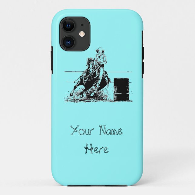Barrel Racer Case-Mate iPhone Case (Back)