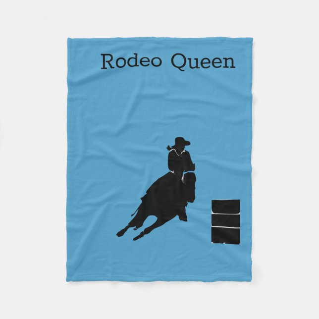 Barrel Racer Fleece Blanket (Front)