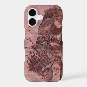 Barrel Racer II (maroon geometric)