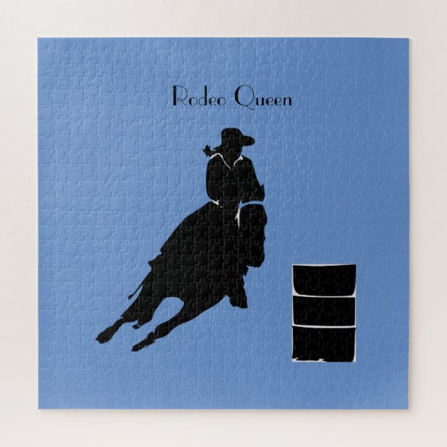 Barrel Racer  Jigsaw Puzzle (Vertical)