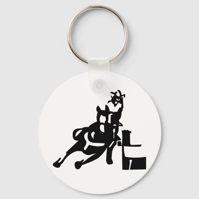 Barrel Racer Keychain (Front)