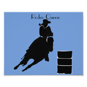 Barrel Racer Photo Print