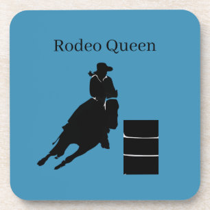 Barrel Racer Square Coaster