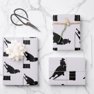 Barrel Racer   Wrapping Paper Sheet