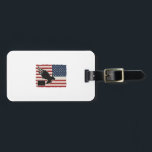 Barrel Racing American Flag Vintage Vector Design_ Luggage Tag<br><div class="desc">Barrel Racing American Flag Vintage Vector Design_1</div>