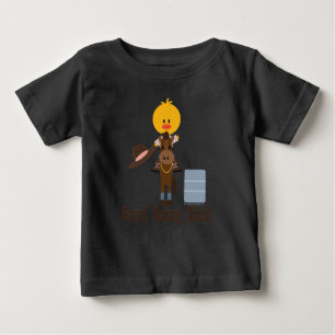 Barrel Racing Chick Organic Baby Bodysuit