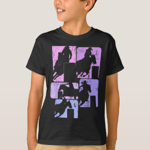 Barrel Racing Horse Barrel Racer Rodeo Cowgirl Wom T-Shirt