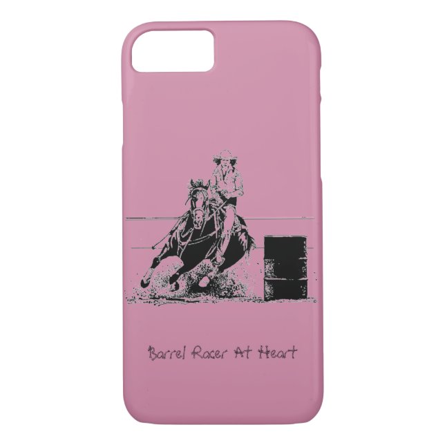 Barrel Racing Horse Case-Mate iPhone Case (Back)