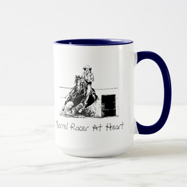 Barrel Racing Horse Mug (Right)
