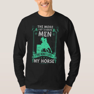 Barrel Racing I Love My Horse Rodeo Cowgirl Barrel T-Shirt