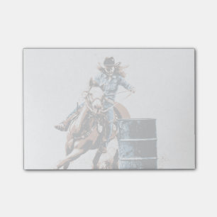 Barrel Racing Post-it Notes