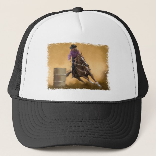 Barrel Racing Trucker Hat (Front)