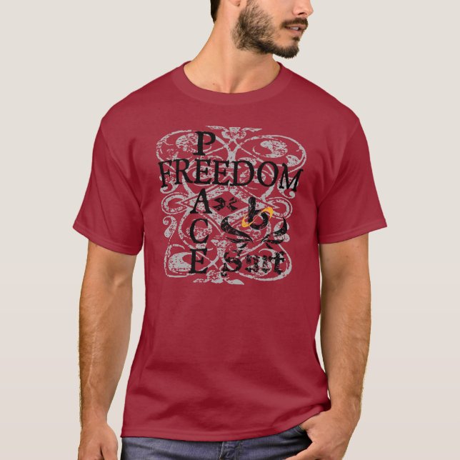 Barrel X Limited "Freedom/Peace" Surf Tee (Front)