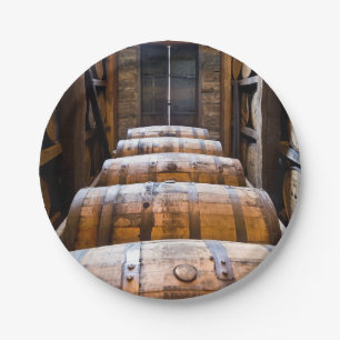 barrels paper plate