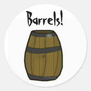Barrels Pewdie sticker! Classic Round Sticker