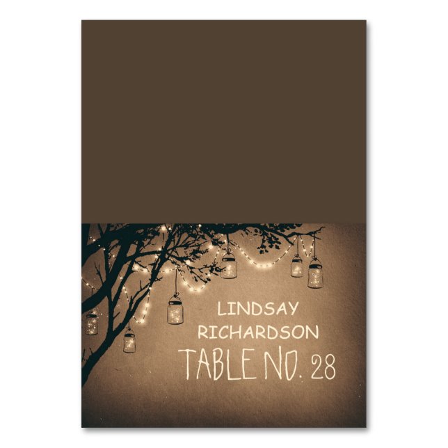 Barres de Mason Rustique Éclairages à cordes Carte (Par défaut)