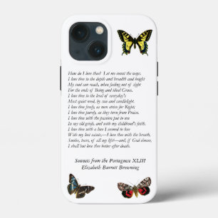 Barrett Browning - Sonnets from the Portuguese 43 iPhone 13 Mini Case