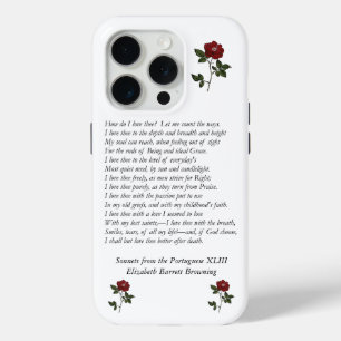 Barrett Browning - Sonnets from the Portuguese 43 iPhone 15 Pro Case