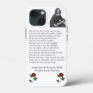 Barrett Browning - Sonnets from the Portuguese 43 iPhone 13 Mini Case